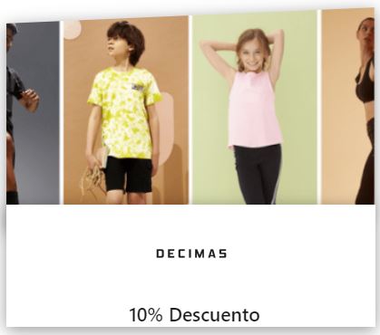 decimas codigo descuento estudiante